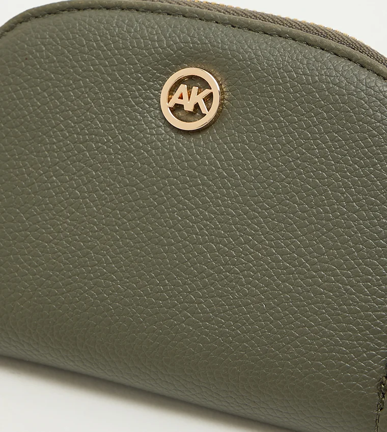 Anne Klein  Anne Klein Logo Detail Zip-around Card Holder for Women | Best Price UAE